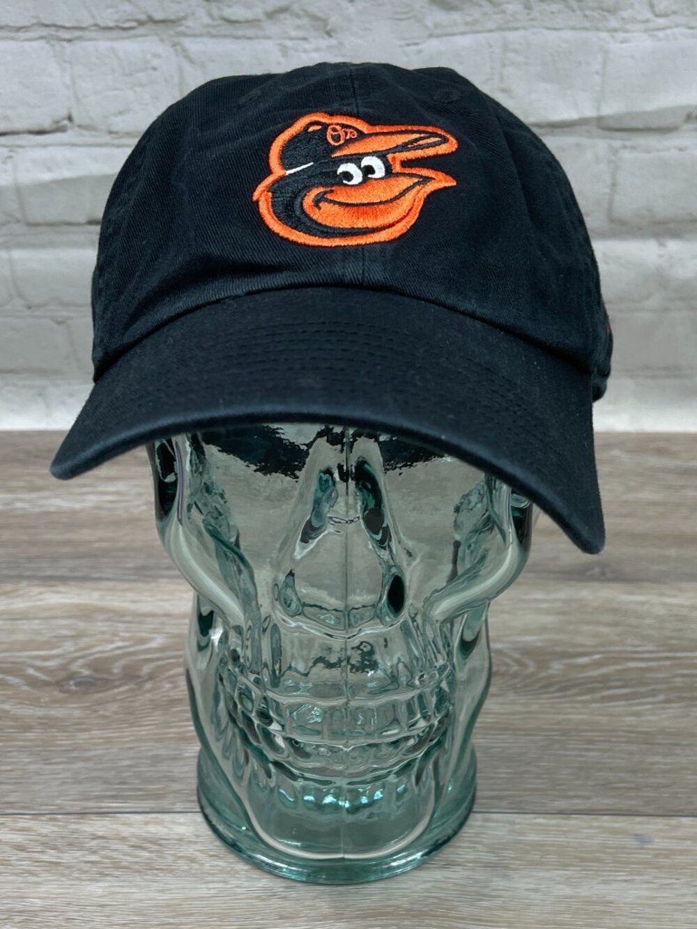 VINTAGE LOGO RELAXED FIT BALTIMORE ORIOLES 47' BRAND BASEBALL HAT / CAP